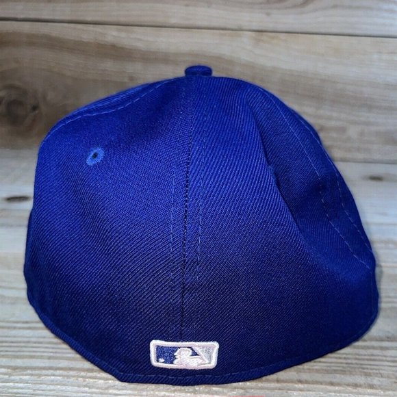 NEW: SZ 7 3/8: LOS ANGELES DODGERS 2020 WORLD SERIES LOGO FITTED HAT: 60244521 - Picture 5 of 7